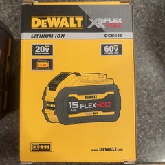 NEW DEWALT DCB615 20v/60v Max FLEXVOLT 15 Ah Li-Ion Battery NEW IN BOX