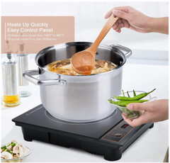 Duxtop 1800W Portable Induction Cooktop Countertop Burner, Silver 8120MC/BT-180G