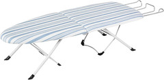 Folding Tabletop Ironing Board with Iron Rest, Blue, 32” L X 12” W, Steel Frame