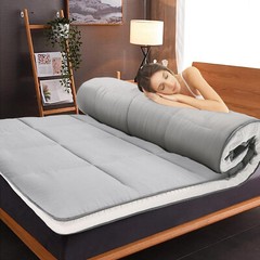 Extra Thick Japanese Sleeping Floor Mattress Foldable Roll Up Futon Tatami Mat
