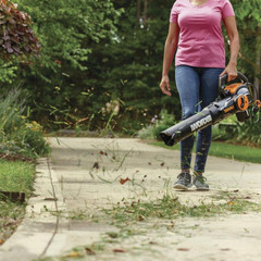 WORX Trivac 12-Amp Corded 600 CFM Electric Leaf Blower, Vacuum & Mulcher