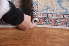 Hand-Knotted Turkish Wool Rug 9×12 Geometric Traditional Style for Any Room