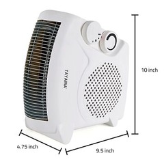 NEW!!! Tayama Portable Dual Fan Heater with 2 Heat Setting and Cool Fan Function