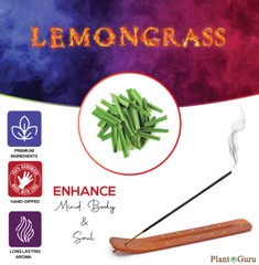 LEMONGRASS Incense Sticks 11″ Bulk Pack Wholesale Hand Dipped Lot