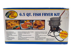 Bass Pro Shops 6.5 Qt Fish Fryer Kit, New in Open Box, Complete