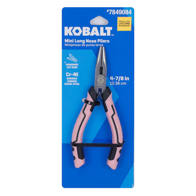 Kobalt Pliers 4.875-in Long nose pliers Wire Cutter Pliers
