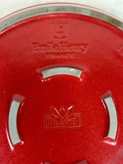 Emile Henry Flame Red Large Tagine 12.5″ Wide France Moroccan