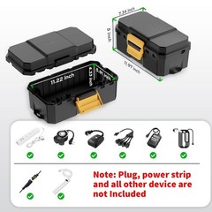 Waterproof Electrical Box Outdoor Extension Cord Cover Large Outdoor Cord Box