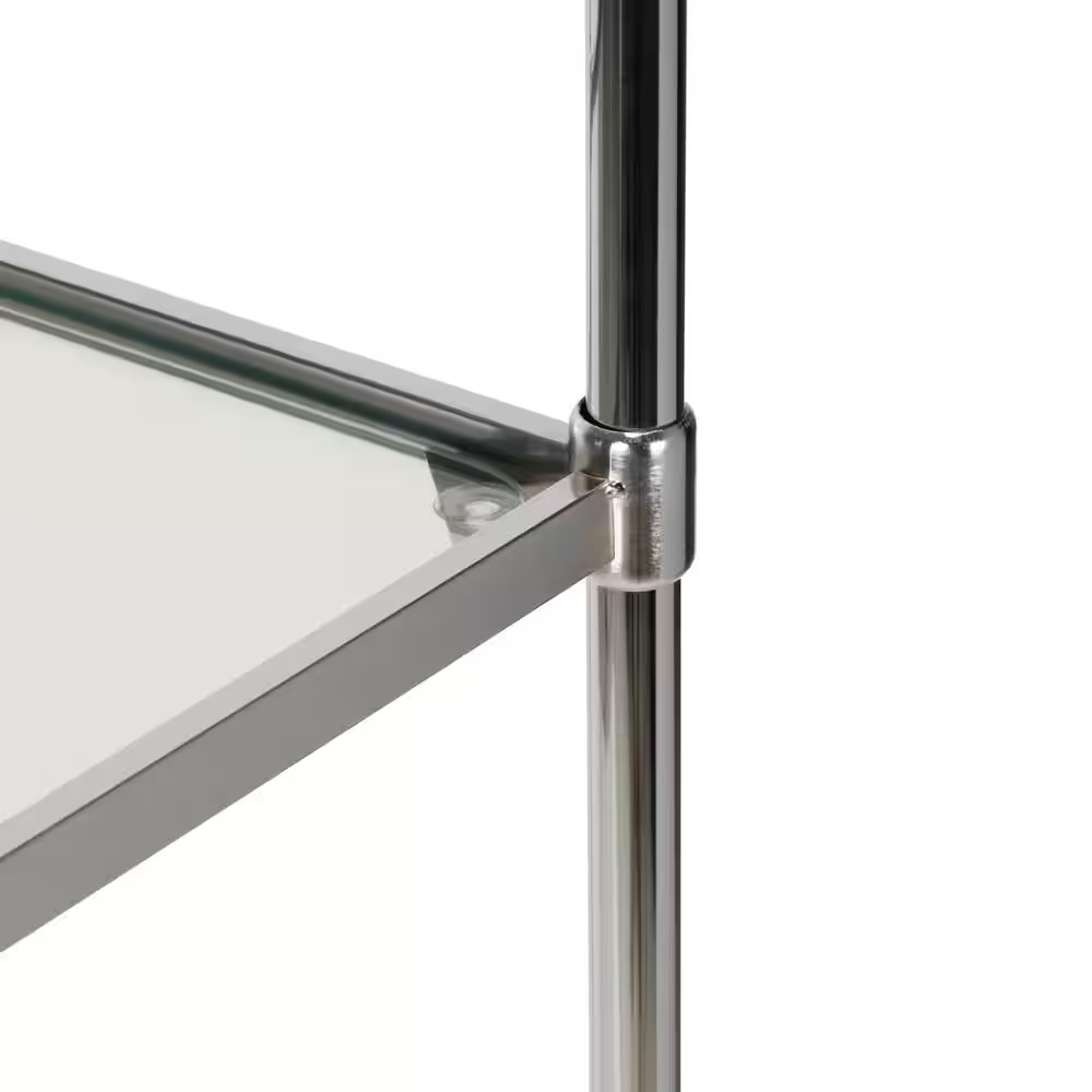 24.25 In. W X 63.5 In. H X 10.75 In. D Silver Over-The-Toilet Storage