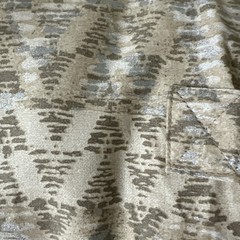 3 RALPH LAUREN Sierra Tan Silver Cotton King Comforter & Shams Set NWT $500
