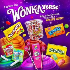 Wonka Atomic Fireball Candy Cinnamon Flavor Individually Wrapped 7.5 G 240 Ct
