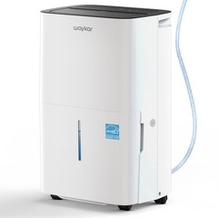 Waykar Energy Star Dehumidifier 150 Pint W/Pump for Home, Basement & Large Space