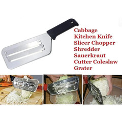 1 pc Stainless Steel Cabbage Slicer Vegetable Shredder with Handle