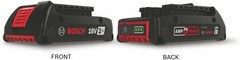 BOSCH BAT612 2PK 18V Lithium-Ion 2 Ah Standard Power Batteries, 2-Pack NEW