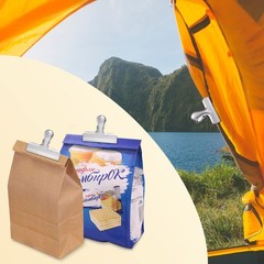 6 Pack Bag Clips, Stainless Steel Chip, Chip Clips Food Clip, Heavy Duty