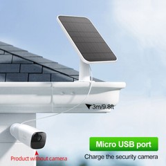 1-4Pcs 5V Solar Panel Charger for Eufy Eufycam Cam E/2C/E/2 Pro Security Camera