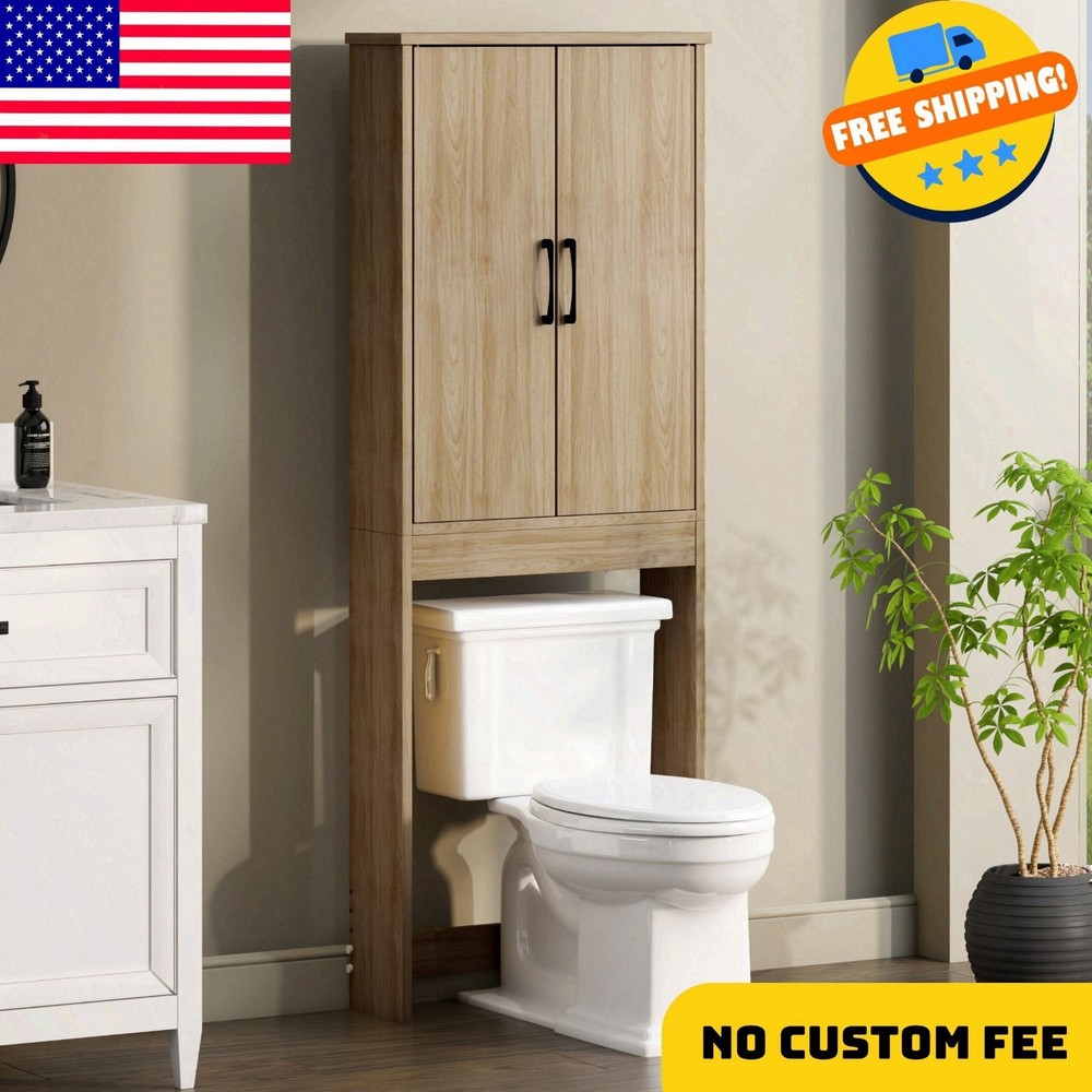 Ardent Over-the-Toilet Bathroom Storage Cabinet, Euro OakArdent Over-the-Toilet