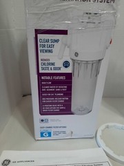 GE High Flow Whole House Water Filtration GXWH20T Reduces Chlorine Taste / Odor