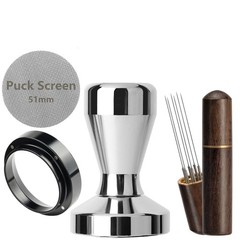 51mm Espresso Tamper Espresso Accessories Kit: Espresso Tamper Set, Coffee Ta…