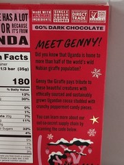12pk YUM Beyond Good Uganda Dark Chocolate Peppermint Crunch Bar 60% Cocoa 3.5oz