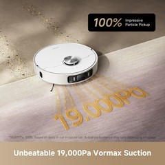 DREAME L40s Ultra AE White Robot Vacuum 19kPa Suction｜Certified Refurbished