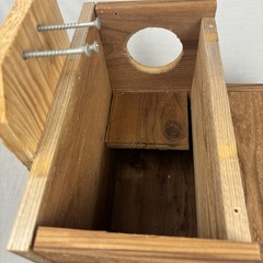 Large Solid Cedar Backyard Squirrel House Nesting Box – Wooden W Preditor Guard