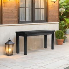 1 PCS 40inch Outdoor Wooden Porch Bench Garden Furniture for Backyard Seat
