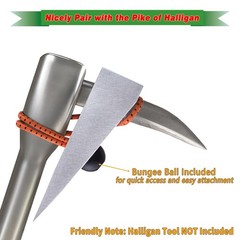 Firefighter Aluminum Wedge with Bungee Cord, Durable and Handy Firefighting