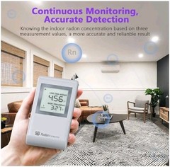 ConyLite Home Radon Detector with Bracket, Portable Test Kit for Home USA PCi/L