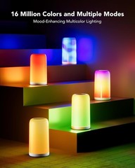 Smart Bedside Lamp 16 m colors Wi-Fi Technology Touch & Voice ALEXA & GOOGLE