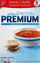 6 Pack Family Size Saltine Crackers 1LB 8oz – Sea Salt, Original