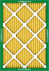 Filterbuy 17x20x1 Pleated Air Filters, Replacement for HVAC AC Furnace (MERV 11)