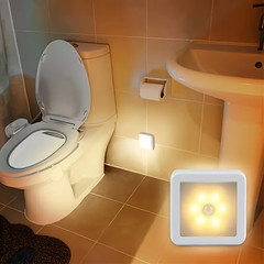 Motion Sensor LED Night Light Battery Powered Indoor Closet Cabinet Wall Cabinet
