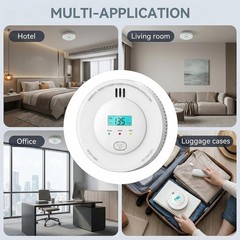 Interconnected Smoke and Carbon Monoxide Detectors 3 Pack Wireless Interlinked
