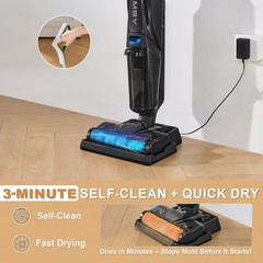 MBY F203C-DH Cordless Wet Dry Vacuum Cleaner, 15000Pa, Self-Cleaning Mop
