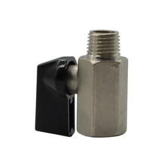 1-50PCS Air Compressor Mini Brass Ball Valve 1/8″ 1/4″ 3/8″ 1/2″NPT Male/Female
