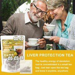 Dandelion Tea Leaf & Root Herbal 60 Tea Bags for Liver & Kidney Health Detox