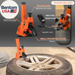 Manual Truck Tire Bead Breaker Tool, Heavy-Duty Rim-Safe Bead Breaker for 38–42