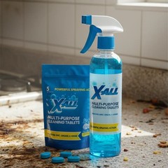 X-ALL Multi-Purpose Cleaner – Spray Bottle and 5x Cleaning Tablets. FREESHIP