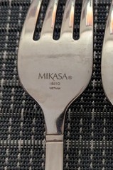 Mikasa VIRTUOSO FROST Vietnam 18/10 Stainless Flatware Lot Of 4 Dinner Forks