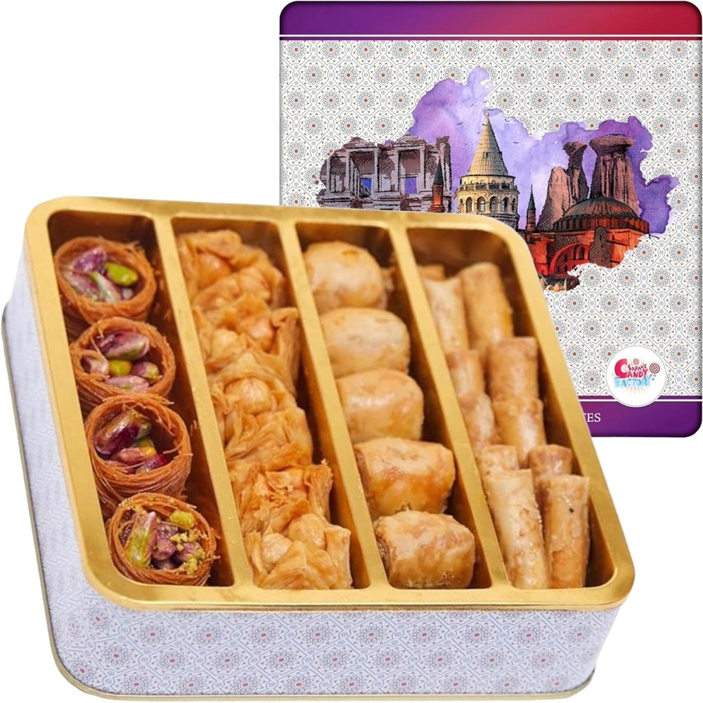 Sarah’s Candy Factory Assorted 0.5 Lb Premium Baklava 8 Ounce (Pack of 1)
