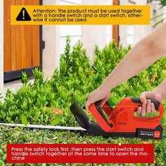 22Inch Cordless Hedge Trimmer Cordless Electric Hedge Trimmer w/2* 21V Battery