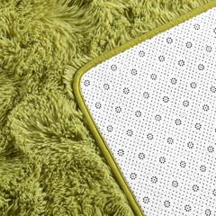 Ultra Soft Fluffy Green Rug – Shag Bedroom Carpet