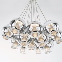 Artika ZN12P-C1 Malaga 12-Pendant Light Fixture With Dimmable Integrated LED
