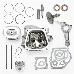 Camshaft Gasket Kit For Honda GX160 5.5HP Cylinder Head Connecting Rod Piston