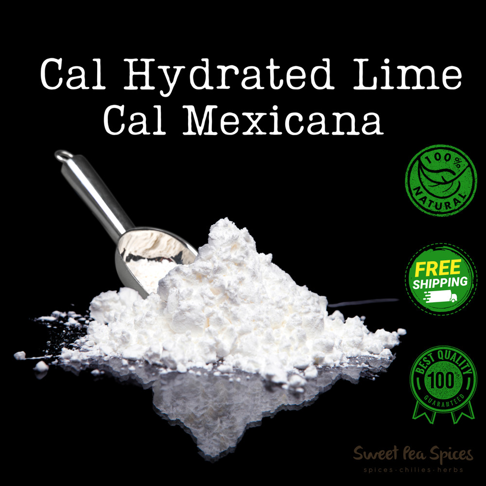 Cal Mexicana Mexican Lime 5 Lb – Slaked Lime (Calcium Hydroxide) Pure Food Grade