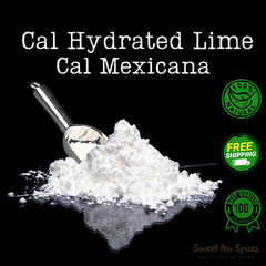 Cal Mexicana Mexican Lime 5 Lb – Slaked Lime (Calcium Hydroxide) Pure Food Grade