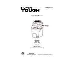Hyper Tough 1.5 Gallon Wet Dry Vacuum 2HP Corded Handheld Shop Vac w/ Hose Black