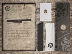 Kessaku 9.5-Inch Chef Knife – Spectre Series – AUS-8 High Carbon Stainless Steel