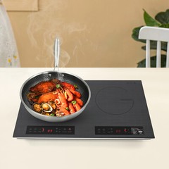 Portable Induction Cooktop Countertop Dual Cooker Burner Stove Hot Plate 4000W